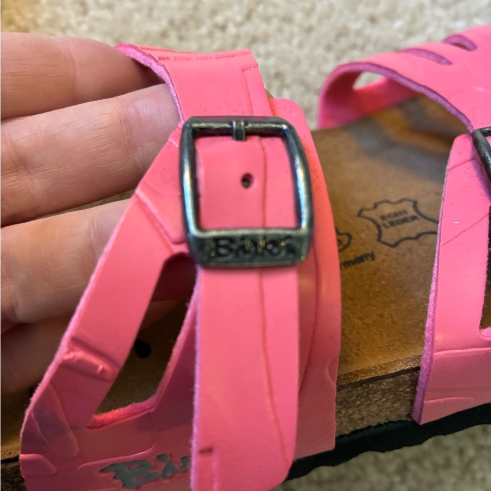 Birki’s Moorea Soft Coral Pink Sandals 37 US 6 - Picture 9 of 10